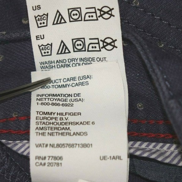 Tommy Hilfiger Jeans Skinny Ankle Crop Polka Dot 8 - Picture 6 of 8